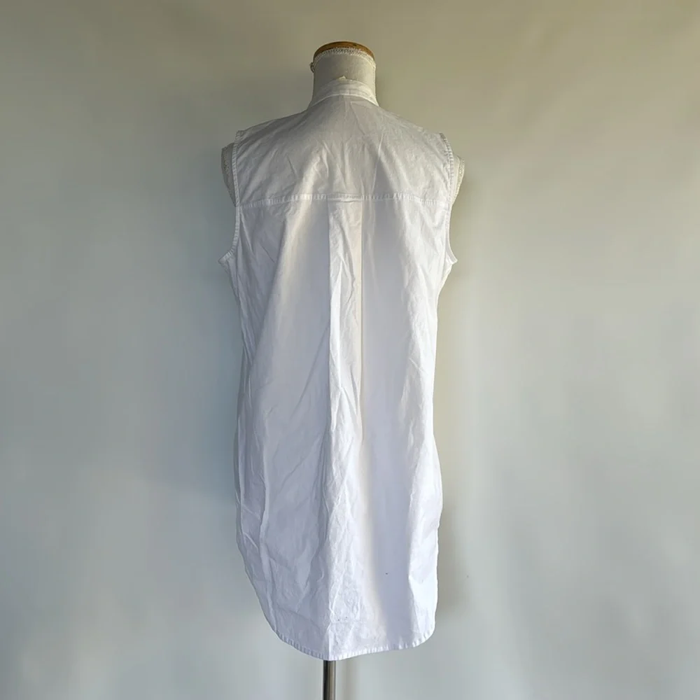 Eileen Fisher Sleeveless Poplin Top - sz S - Picture 3 of 6